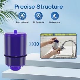 ICEPURE Faucet Filter Replacement for Pur® Plus RF9999®, All PUR Faucet Filtration Systems, Removes Lead, Mercury, Chlorine, Fits FM-2500V, FM-3700, Advanced Faucet Mounts, 6PACK