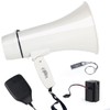 Loudmore Portable Megaphone Bullhorn 35 Watt Power Megaphone Speaker with