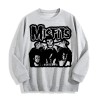Misfits Band Evilive Graphic Crewneck Sweatshirt, US Warehouse, 6 ColorsSize: