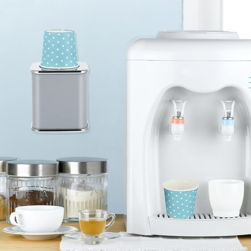 Bathroom Cup Dispenser 3 oz Countertop：Disposable Paper Cup Holders Compact
