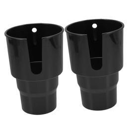 ULTECHNOVO 2PCS Car Cup Holder Expander Center Console Beverage Holder for Automotive Spillproof Water Bottle Organizer Car Interior Accessories for Mugs Bottles