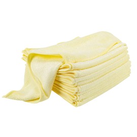 Aqua Clean Sensation Light Microfibre Cloth 10 Pieces Yellow