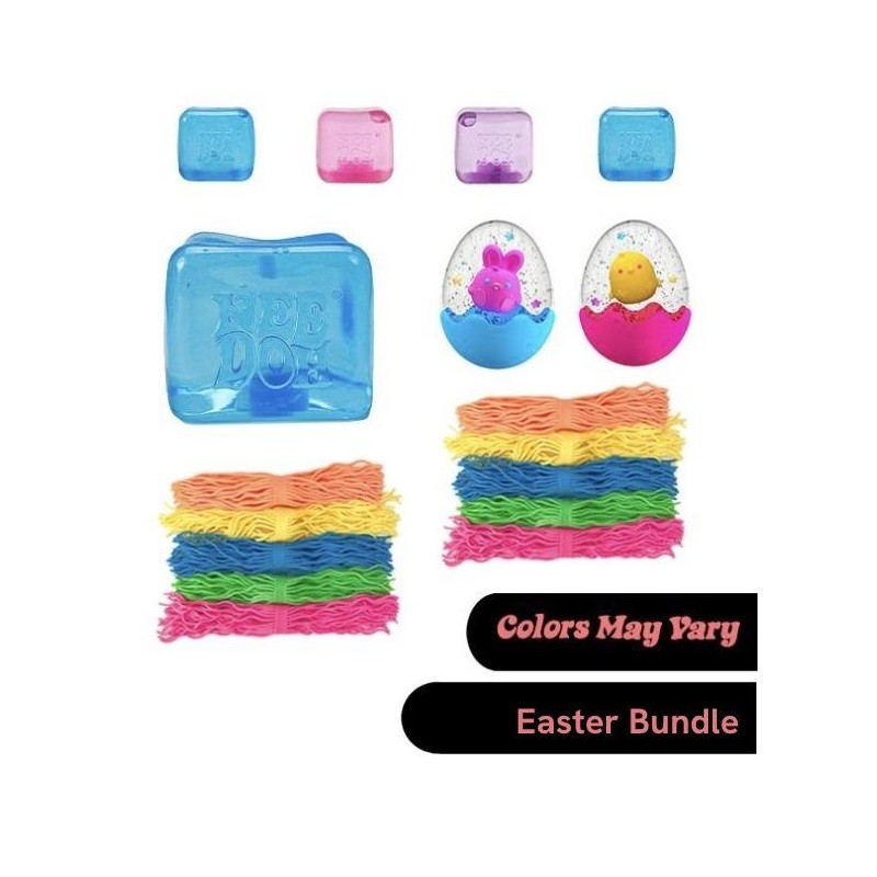Schylling NeeDoh Spring Sensations Bundle - Squishy Sensory Toys -