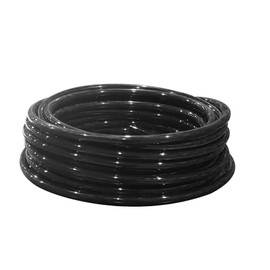 FloFlex Pneumatic Tube Polyurethane, Black (6MM OD X 4MM ID) 10 Meters (32.5 Feet) Tubing for Air, Oil, and Fluid Transfer, Air Line Pneumatic Tube