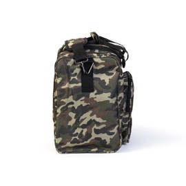 KAZE SPORTS Deluxe Bowling Bag for Single Ball - Tote Bag with Two Side Pockets (Camo)
