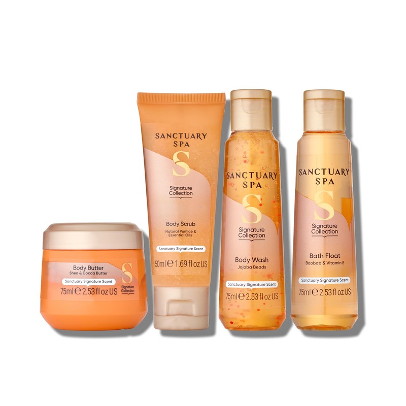 Sanctuary Spa Signature Minis Gift Set, Vegan, Gift For Women,