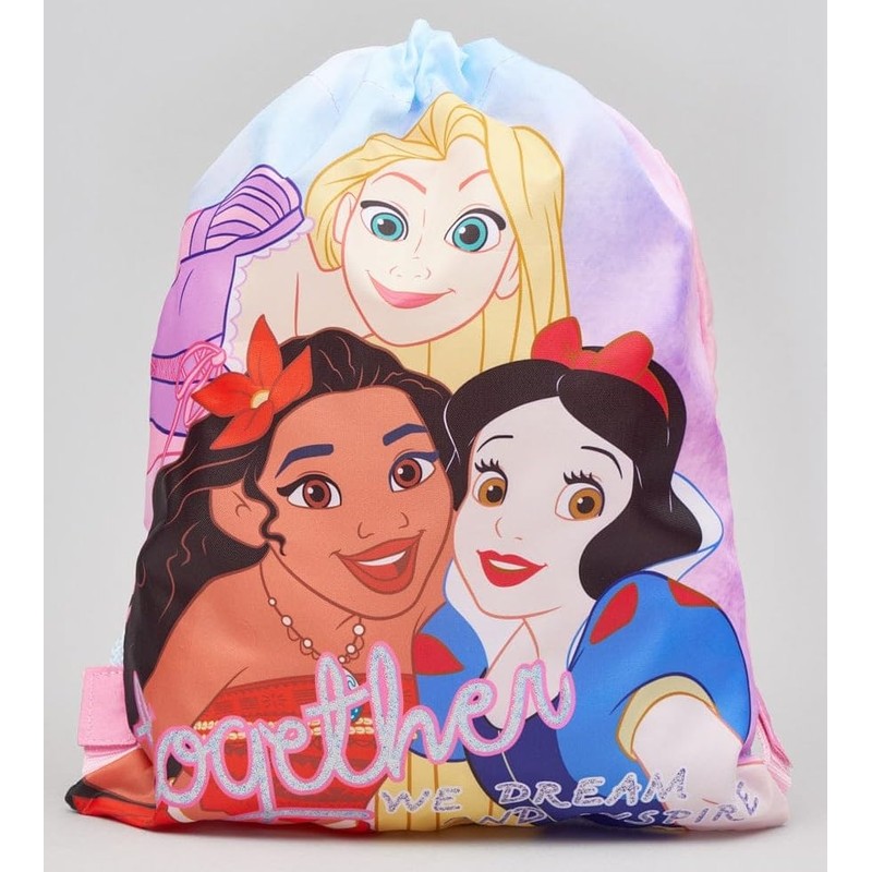 Armona Trading LTD Girls Princess Gym Bag Drawstring PE School