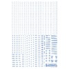 Haikyu Parts RB01-144BLU 1/144 RB01 Cotion Decal, One Color Blue,