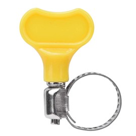 Abrazadera de manguera, abrazadera de manguera de acero inoxidable de 10 piezas con clips de tubo de tubo de mango de plástico(16-25mm)