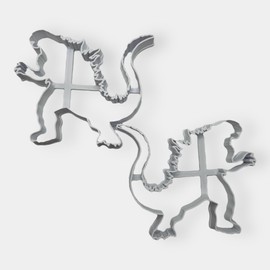 Kaiju Monster Inspired Cookie Cutter Set of 2, Unique 3D Printed Cartoon Fondant Cookie Cutter, Monster Kaiju Style Gift, Monster Movie Birthday, Baking Crafts, Party Supplies, Sea Monster, Kaiju,