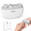 Electric Nail Clipper, 2 in 1 Rechargeable Polishing Automatic Nail