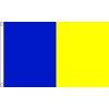 Blue and Gold Irish County Flag - 3 x 2