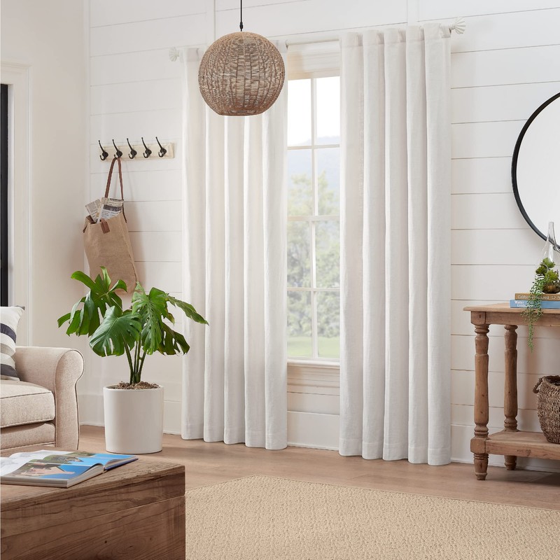 MODE Coastal Collection 1 1/8" Diameter Curtain Rod Set with