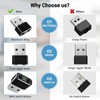 Yoidesu USB Mouse Jiggler, Indetectable Mouse Mover Shaker con Botón