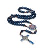 Intercession St. Benedict Holy Medal Rosary (Blue)