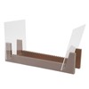 Vinyl Record Storage Holder Wooden Acrylic Multifunctional Retro Vinyl Record
