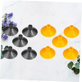 BESPORTBLE 20pcs Cup Arrows for Boy Girl Replacement Arrows Black Yellow for Outdoor Archery Practice and Fun Shooting Activities