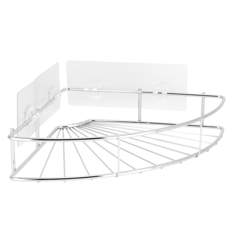 Stainless Steel Bathroom Corner Shelf Shower Shampoo Soap Storage Organizer