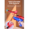 Foam Glider Launcher Toy, Kids Outdoor Flying Airplane Set, 13.2''
