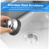 Mobestech Efficient Stainless Steel Scrubbers Pot Cleaning Brush Wire Sponge