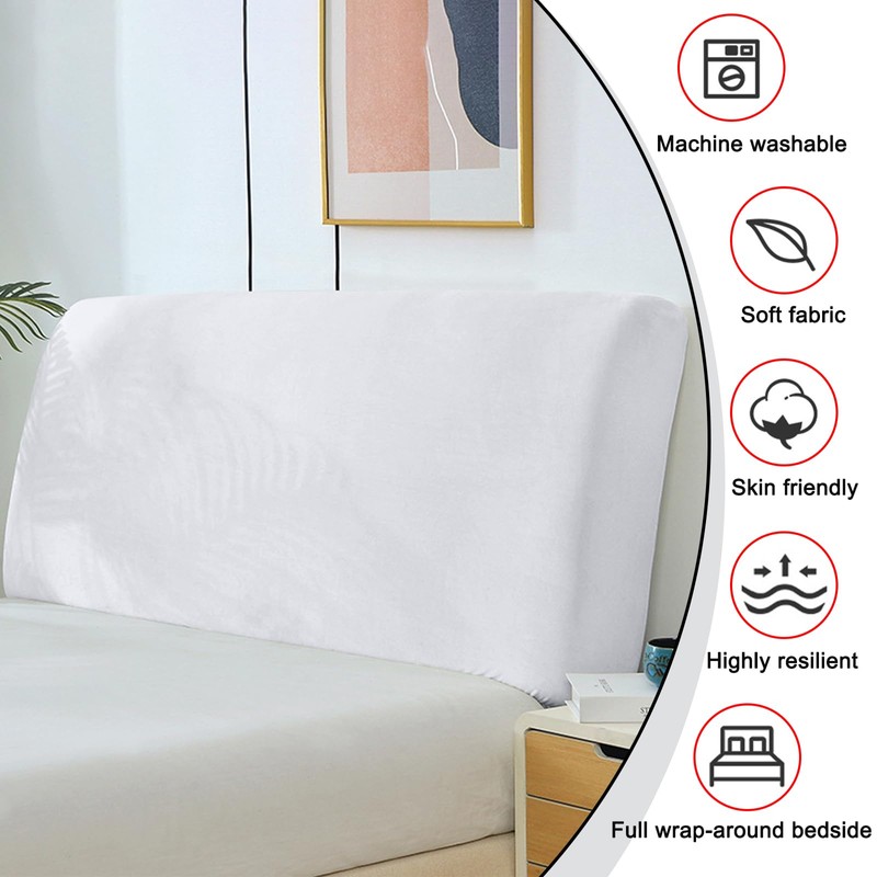 Yidaxing Bed Headboard Covers, Bed Headboard Cover, Soft Stretch Velvet