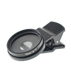System-S Close-Up Lens 4X Magnification 37 mm Lens for Smartphone Tablet
