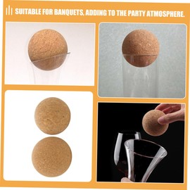 KICHOUSE Wine ES Saver Ball Stopper Cork Stopper Set for Wine Bottles Decanters Portable Easy to Use
