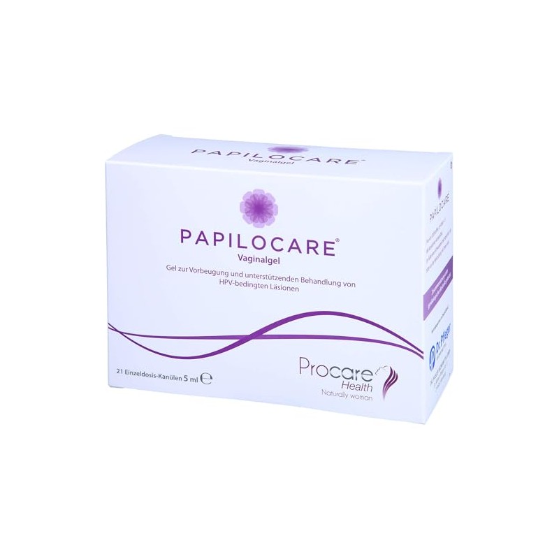 Papilocare Vaginal Gel 21 canulas of 5 ml