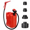 PUMPTOR Fuel Transfer Pump Battery Powered: 4 Adapters for Most