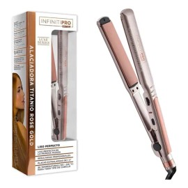 Alaciadora De Cabello Titanio Rose Gold Infiniti Profesional