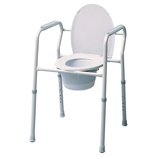 Silver Collection 3-in-1 Steel Commode