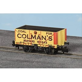 Peco - N Gauge - 9ft 7 Plank Open Wagon - Colman's Mustard (NR-7006P)