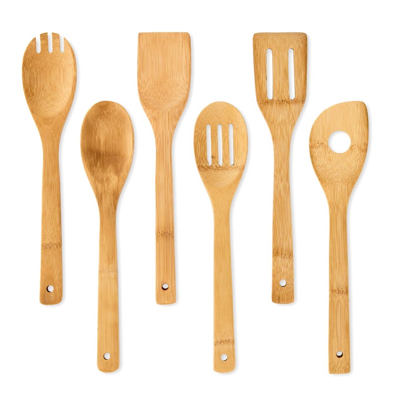 bambuswald Plastic-free and environmentally friendly kitchen utensil set (6 pieces)