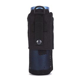 DONGKER Water Bottle Bag, Mollle Tactical Bottle Holder, 17 oz Foldable Lightweight Military Water Bottle Sleeve for Backpack