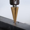 WORKPRO 3-Piece Step Drill Bit Set, 1/4" Hex Shank Quick
