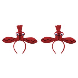 Beistle 2 Piece Lobster Headbands For Mardi Gras Theme Party Supplies