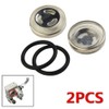 2 Pack of Reliable 18mm Motorcycle Brake Master Cylinder Sight