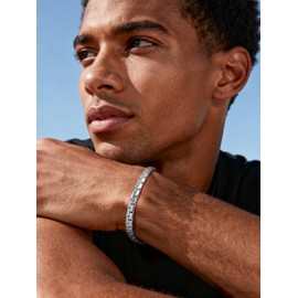 PROSTEEL Stainless Steel Silver Chain Bracelet Chunky Bracelets For Men Women Braclet Hip Hop Jewelry Gifts Braclets
