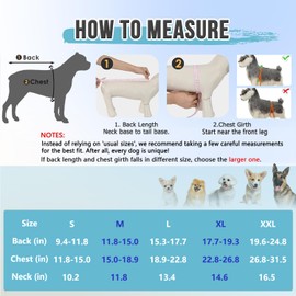 Lukovee Dogs Recovery Suit - Adjustable Dog Onesie for Female Male Dogs, Breathable Anti Licking Cone Alternative Surgery Pet Surgical Body Suit After Spay Abdominal Wounds Neuter (L, Gray)