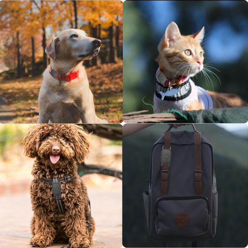 [2 Pack] Dog Collar Holder for Tile Pro 2024 Tracker,