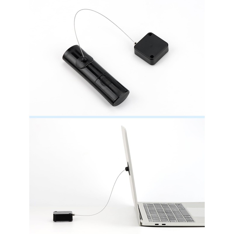 EKZ 7.5 ft Retractable Remote Control Cable Tether Lock with
