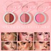 Prreal Powder Blush, 2-in-1 Color Blush with Matte and Shimmer,