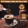 3Pcs Stainless Steel Coffee Scoop 9.5 x 4 cm 15ml