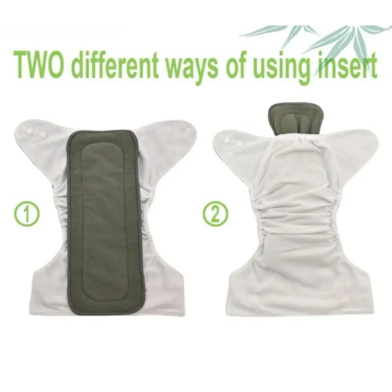 Catwald 1 Inserto 5 Capas De Bambú Para Pañal Reutilizable