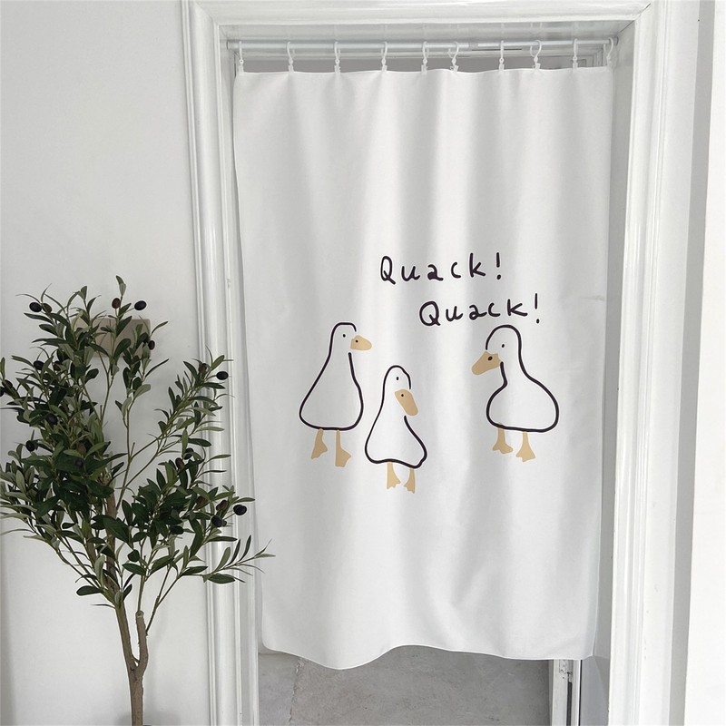 Door Curtain Cute Decorative Cartoon Doorway Divider Cloth for Bedroom