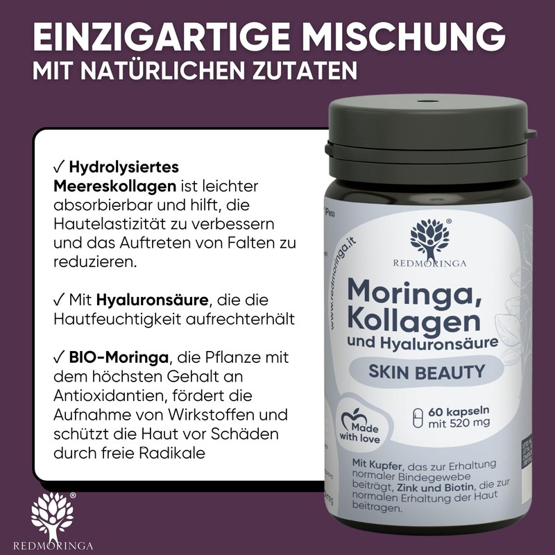 Marines Collagen and Hyaluronic Acid with Copper, Zinc, Biotin, Vitamin