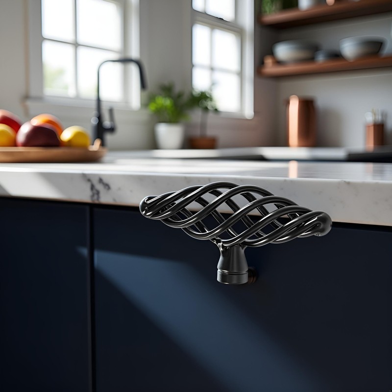 ViaGasaFamido Birdcage Cabinet Pull Hardware - Kitchen Cabinet Drawer Handle