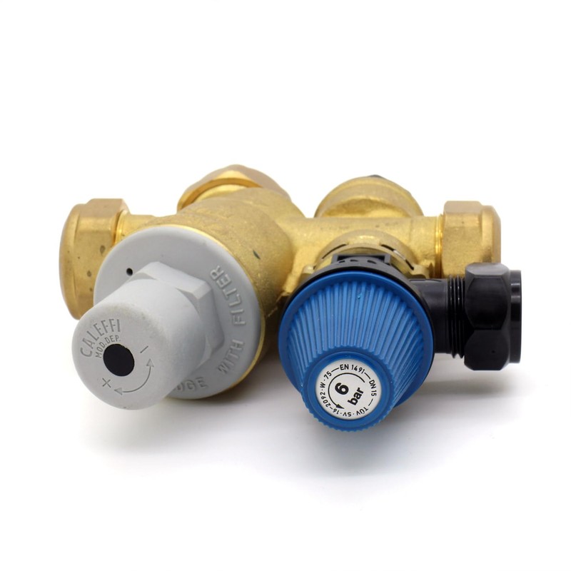 Caleffi 3/6 bar 533201/533112 CST Combined PRV and Cold Fill