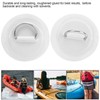 Inflatable Boat D‑Ring Pad, Stainless Steel + PVC D‑Ring Pad