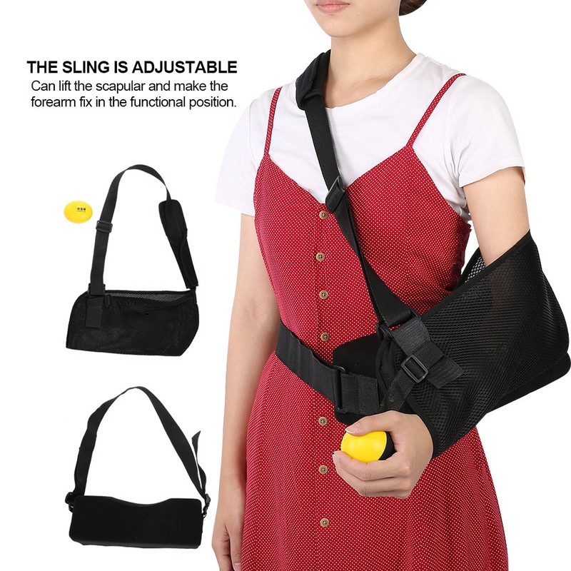 Breathable Shoulder Abduction Belt Rotator Cuff Support Arm Sling for